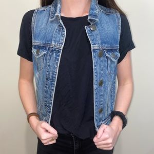 American Eagle Denim Vest